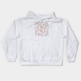 Trace doodle paw prints Kids Hoodie